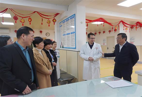 慰問鼓干勁，聚力啟新程——院領(lǐng)導班子節(jié)后深入科室走訪慰問
